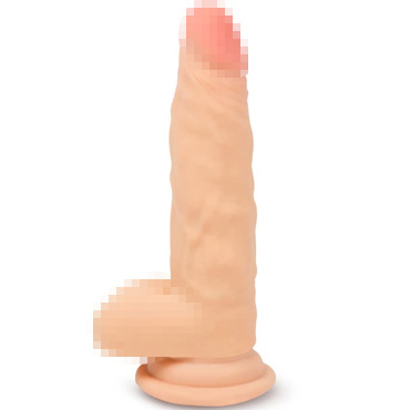 Пикантные штучки Реалистичный фаллоимитатор из киберкожи, 18х4 см, Из реалистичного материала