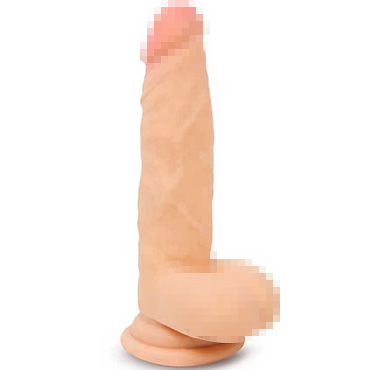 Пикантные Штучки БИО-кожа Фаллоимитатор-реалистик 18 см, телесный