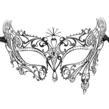 Luna Veneziana Diana, Венецианская маска с кристаллами Swarovski