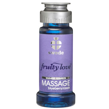 Swede Fruity Love Massage, 50мл, Лосьон для массажа с ароматом черники и черной смородины