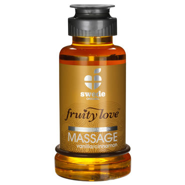 Swede Fruity Love Massage, 100мл, Лосьон для массажа с ароматом корицы и ванили