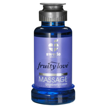 Swede Fruity Love Massage, 100мл, Лосьон для массажа с ароматом черники и черной смородины