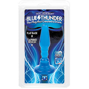 Doc Johnson Blue Thunder Ultimate Penetrator - Анальная пробка - купить в секс шопе