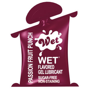 Wet Flavored Passion Fruit Punch, 10 мл, Лубрикант с ароматом тропических фруктов