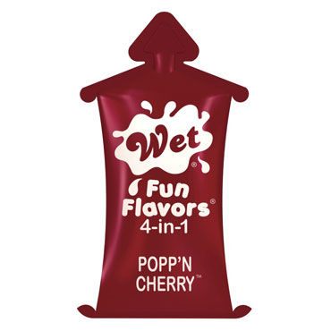 Wet Fun Flavors PoppN Cherry, 10 мл, Универсальный лубрикант с ароматом вишни