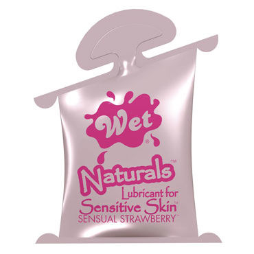 Wet Naturals Sensual Strawberry, 10 мл, Лубрикант для чувствительной кожи