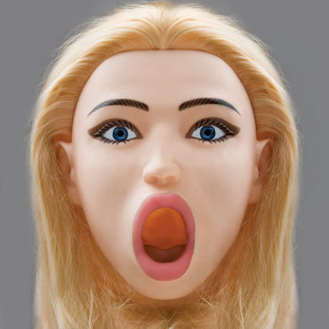 Topco Kaydens Deep Throat - Надувная кукла с вибрацией - купить в секс шопе