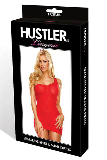 Hustler Мини-плате, красное - С бретелью на одно плечо - купить в секс шопе