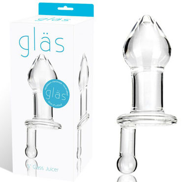 Glas Glass Juicer, прозрачный, Прозрачный плаг с ручкой