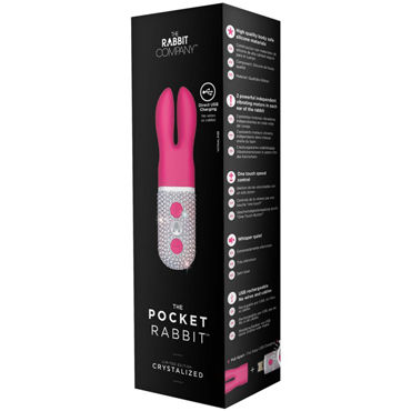Rabbit Company Pocket Rabbit Crystalized, розовый - фото, отзывы