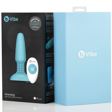 Новинка раздела Секс игрушки - B-Vibe Rimming Plug 2, голубая