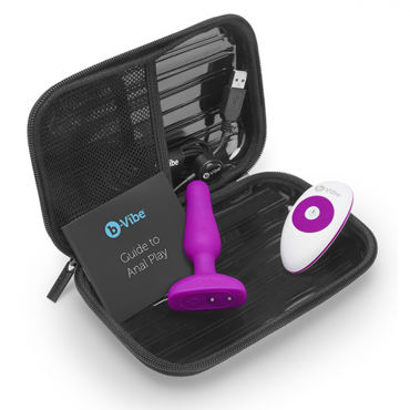 B-Vibe Novice Plug, фиолетовый - подробные фото в секс шопе Condom-Shop