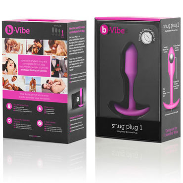 Новинка раздела Секс игрушки - B-Vibe Snug Plug 1, розовая