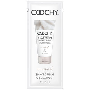Coochy Oh So Smooth Shave Cream Au Natural, 15 мл, Увлажняющий комплекс без аромата