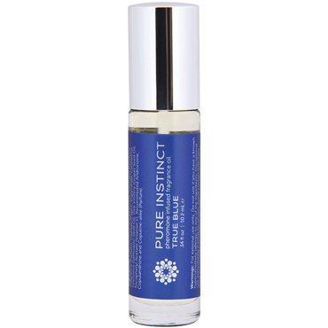 Pure Instinct Pheromone Fragrance Oil Roll-On True Blue, 10 мл, Парфюмерное масло с феромонами для двоих