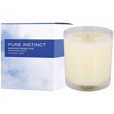 Pure Instinct Pheromone Massage Candle True Blue, 147 г, Свеча для массажа с феромонами