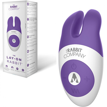 Rabbit Company Lay On Rabbit, фиолетовый, Вибромассажер в виде кроличьих ушек