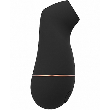 Irresistible Kissable, черный - Бесконтактный стимулятор клитора - купить в секс шопе