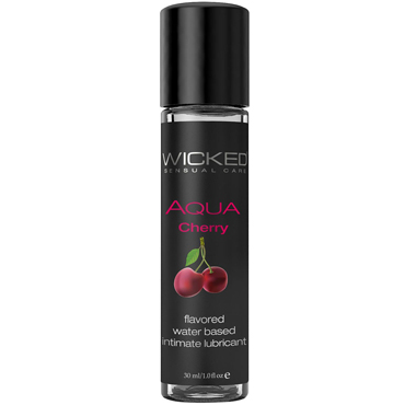 Wicked Aqua Cherry, 30 мл, Лубрикант со вкусом сладкой вишни