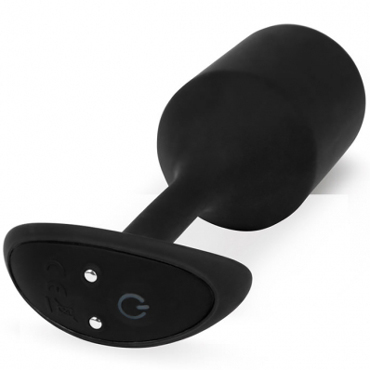 B-Vibe Vibrating Snug Plug 4, черная - подробные фото в секс шопе Condom-Shop