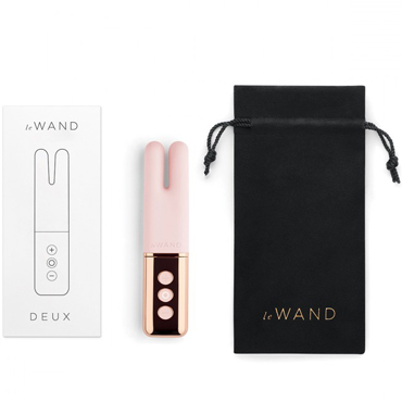Le Wand Deux, розовое золото, Двухмоторный мини-вибратор и другие товары Le Wand с фото