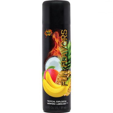 Wet Fun Flavors Tropical Explosion, 89 мл, Согревающий лубрикант с ароматом тропических фруктов
