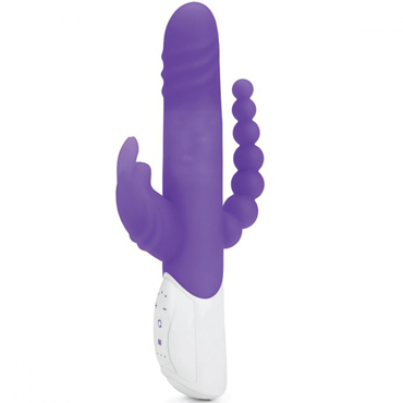 Новинка раздела Секс игрушки - Rabbit Essentials Double Penetration Rabbit, фиолетовый
