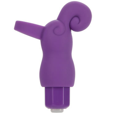 Doc Johnson Finger Friends Curly Cue, фиолетовая — фото 2