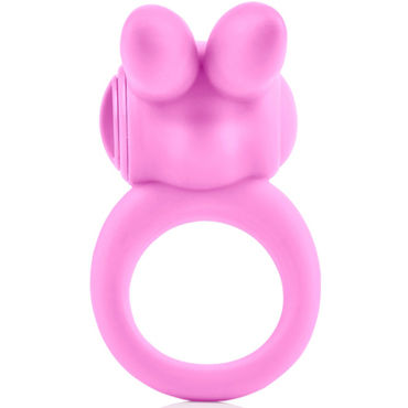California Exotic Silicone Jack Rabbit Ring, розовое - фото, отзывы