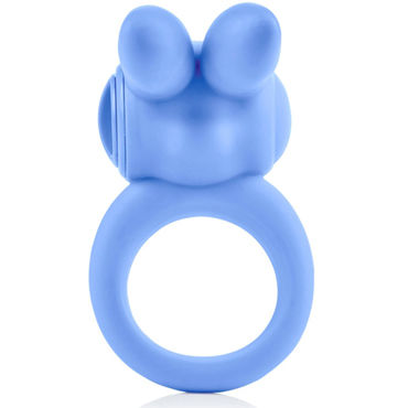 California Exotic Silicone Jack Rabbit Ring, голубое — фото 2