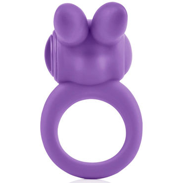 California Exotic Silicone Jack Rabbit Ring, фиолетовое — фото 2