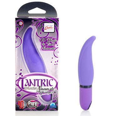 California Exotic Tantric Namaste Massagers, фиолетовый, Водонепроницаемый минивибратор