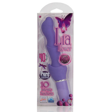 California Exotic Lia Lover Vibes, фиолетовый - Рельефный вибратор - купить в секс шопе
