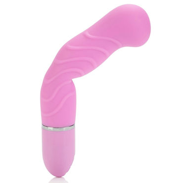 California Exotic Pleasure Bendie Ripple G, розовый - Вибратор с фиксирующимся под разными углами стволом - купить в секс шопе