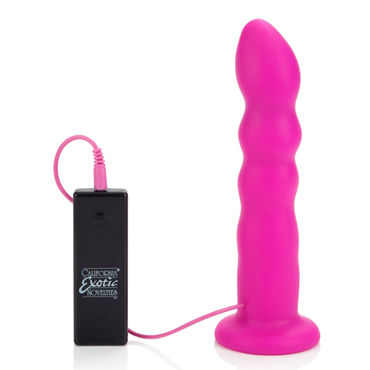 California Exotic Love Rider Thruster, розовый - Страпон на поясе, с вибрацией - купить в секс шопе