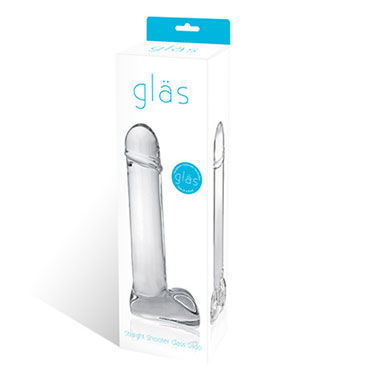 Glas Straight Shooter фаллоимитатор - Реалистичный, из стекла - купить в секс шопе