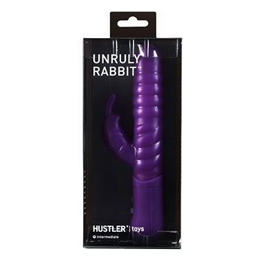 Hustler Unruly Rabbit - Tрехскоростной вибратор - купить в секс шопе