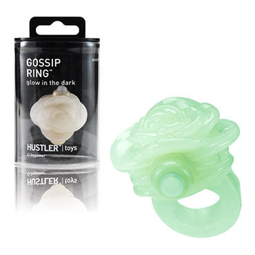 Hustler Gossip Ring, зеленый, Насадка на палец в виде цветка