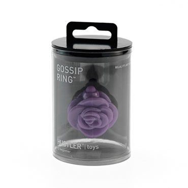 Hustler Gossip Ring, фиолетовый - Насадка на палец в виде цветка - купить в секс шопе
