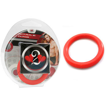 Lucom кольцо, красное, Нитриловое эрекционное, 3,5 см