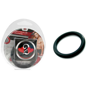 Lucom кольцо, черное, Нитриловое эрекционное, 4 см