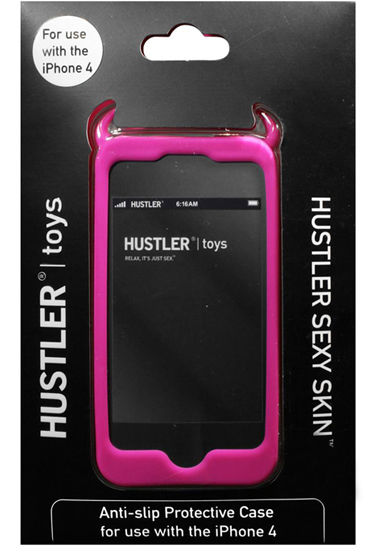 Hustler чехол, розовый, Из силикона, для iPhone 4, 4S
