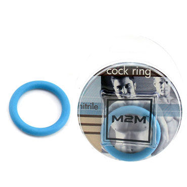Lucom кольцо, голубое - Из эластомера, 3,5 см - купить в секс шопе
