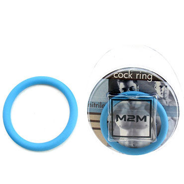 Lucom кольцо, голубое - Из эластомера, 4,5 см - купить в секс шопе