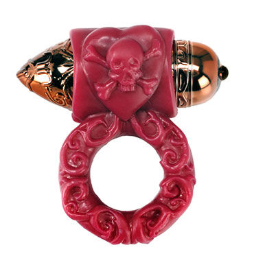 Digital Playground Jesses Red Plesure Ring, Невероятно стильное вибро кольцо