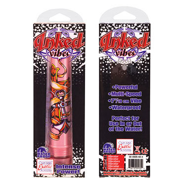 California Exotic Inked Superslims, розовый — фото 3