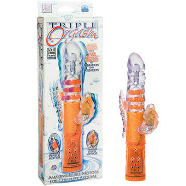 California Exotic Triple Ograsm, оранжевый — фото 1