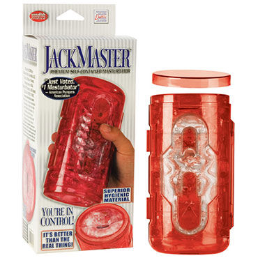 California Exotic Jack Master, красный, Мастурбатор премиум класса