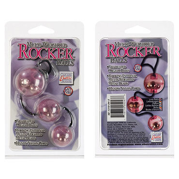 California Exotic Rocker Balls, розовый — фото 3