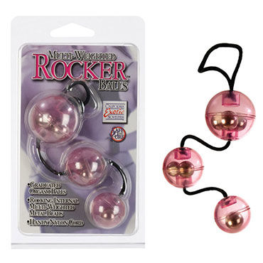 California Exotic Rocker Balls, розовый — фото 1